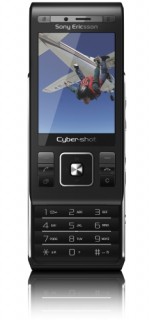 Sony Ericsson C905: de frente, aberto