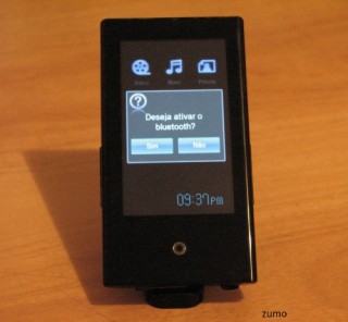 Samsung P2: ativação do Bluetooth