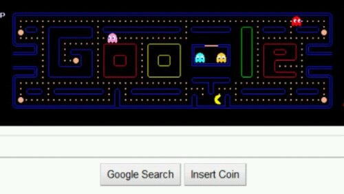 Logo do Google vira jogo do Pac-Man