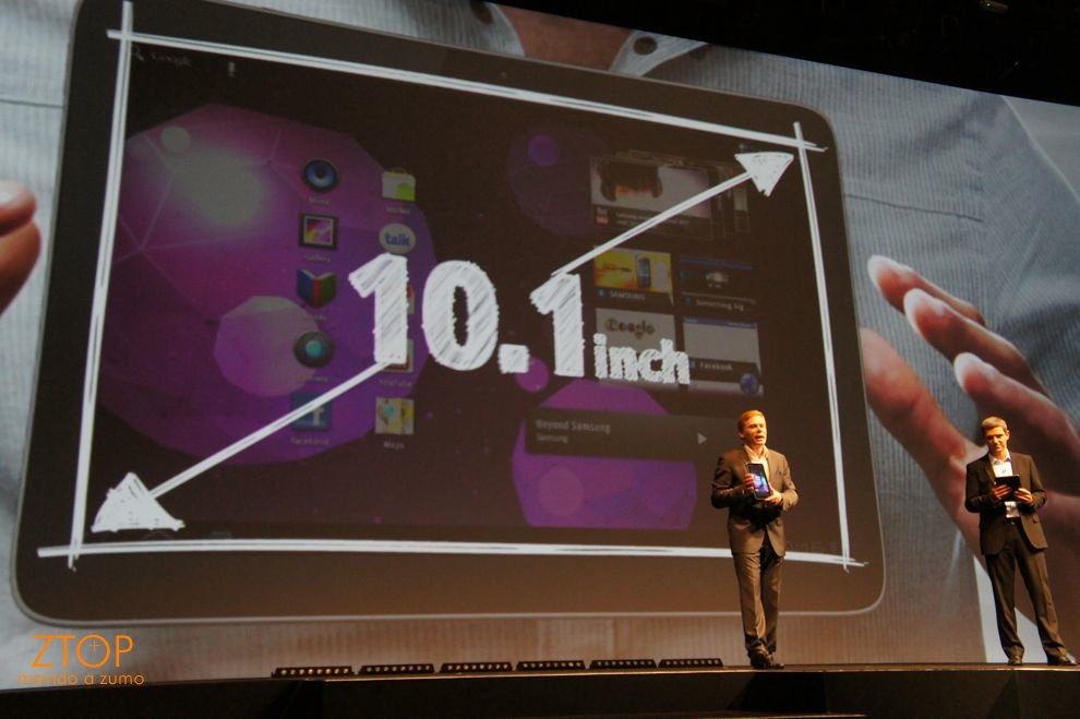 Samsung Galaxy Tab 10.1: tela graaaande