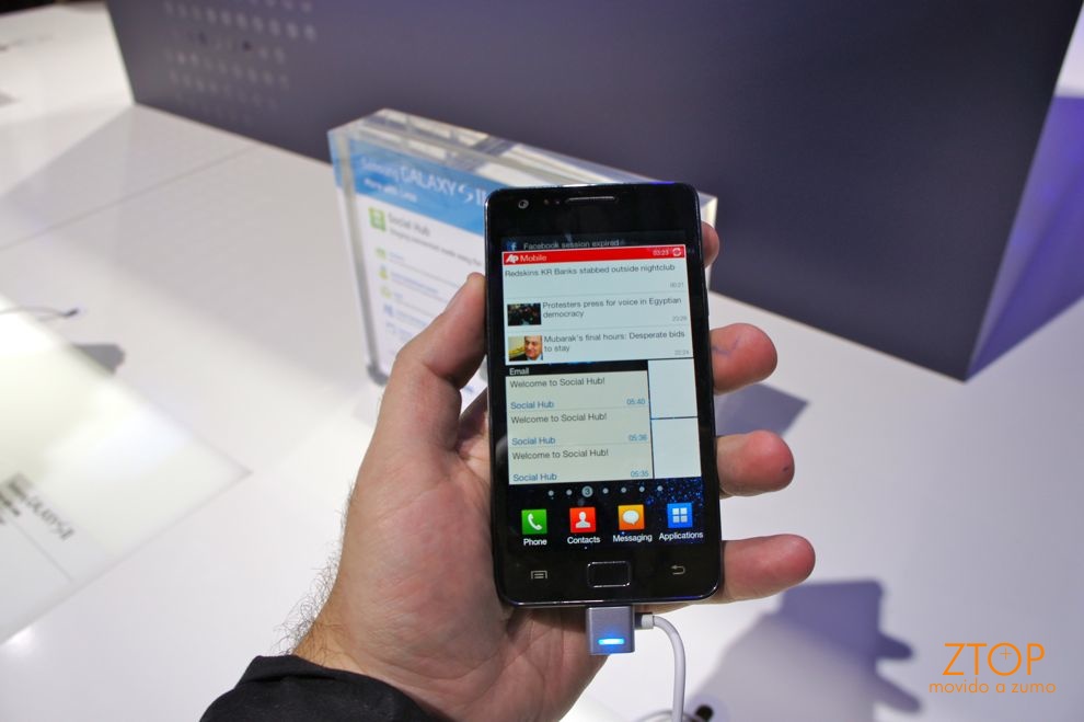 Nova interface TouchWiz para Android no Galaxy S II